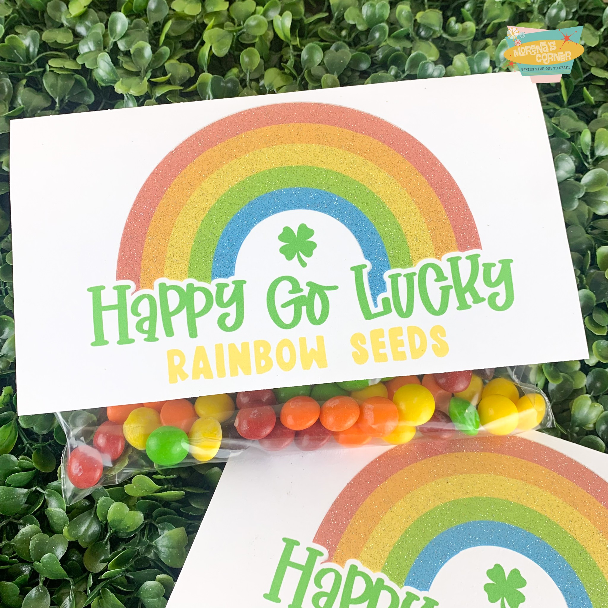 st. patrick's day DIY treat bags