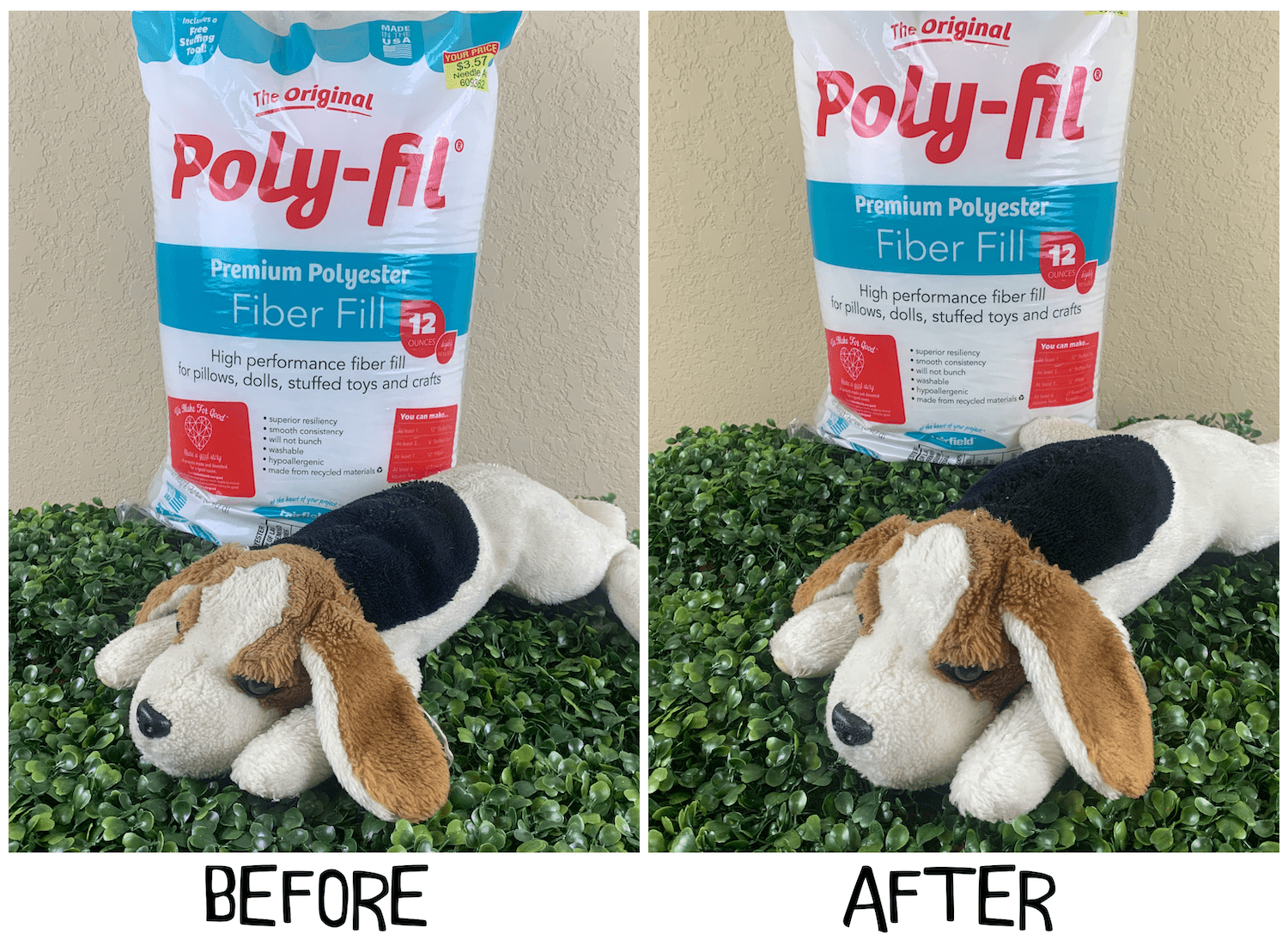 fix a stuffed animal 