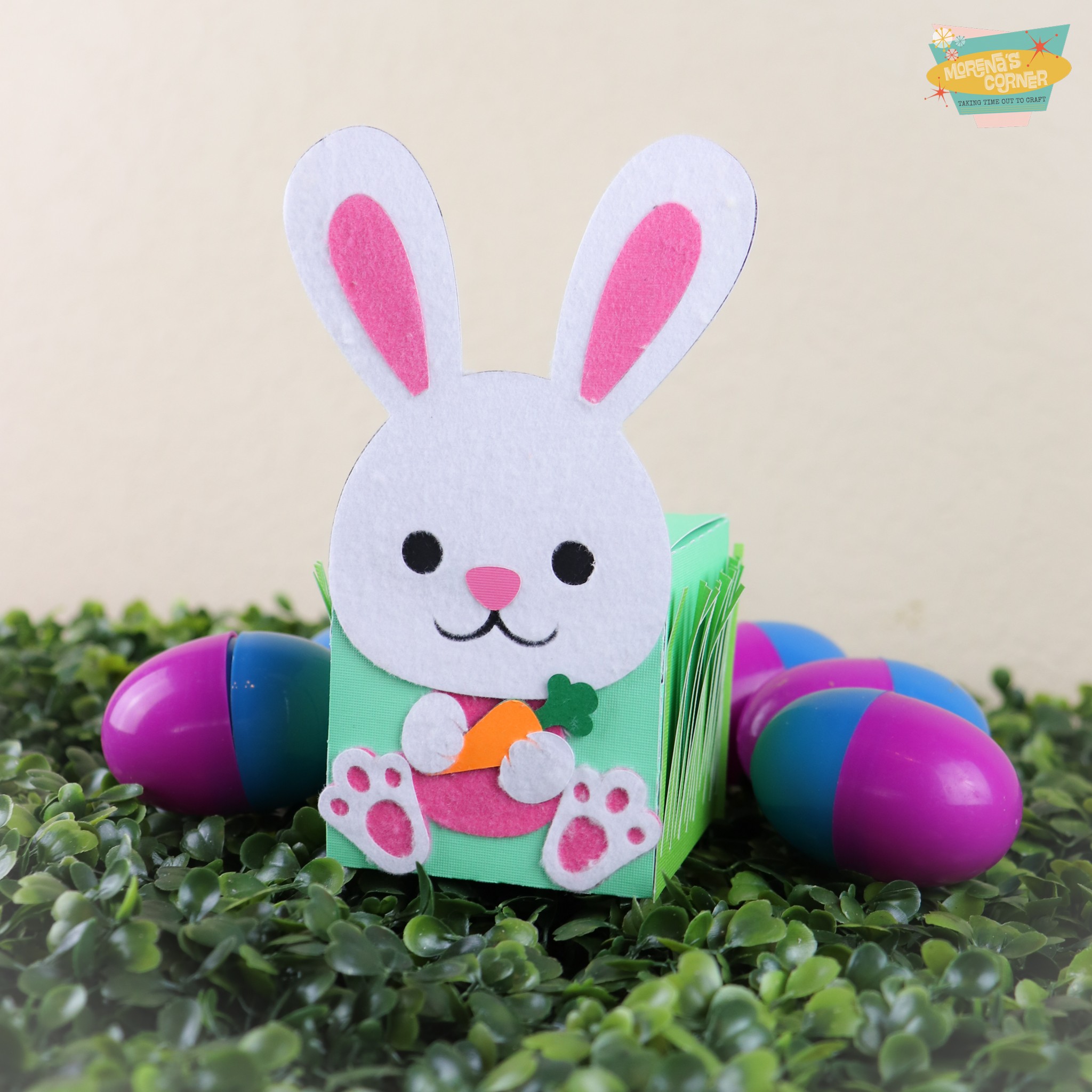 bunny box papercraft