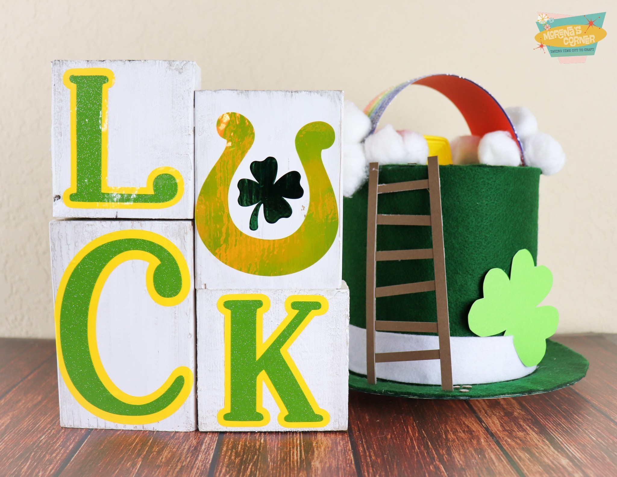 st. patrick's day DIY lucky sign