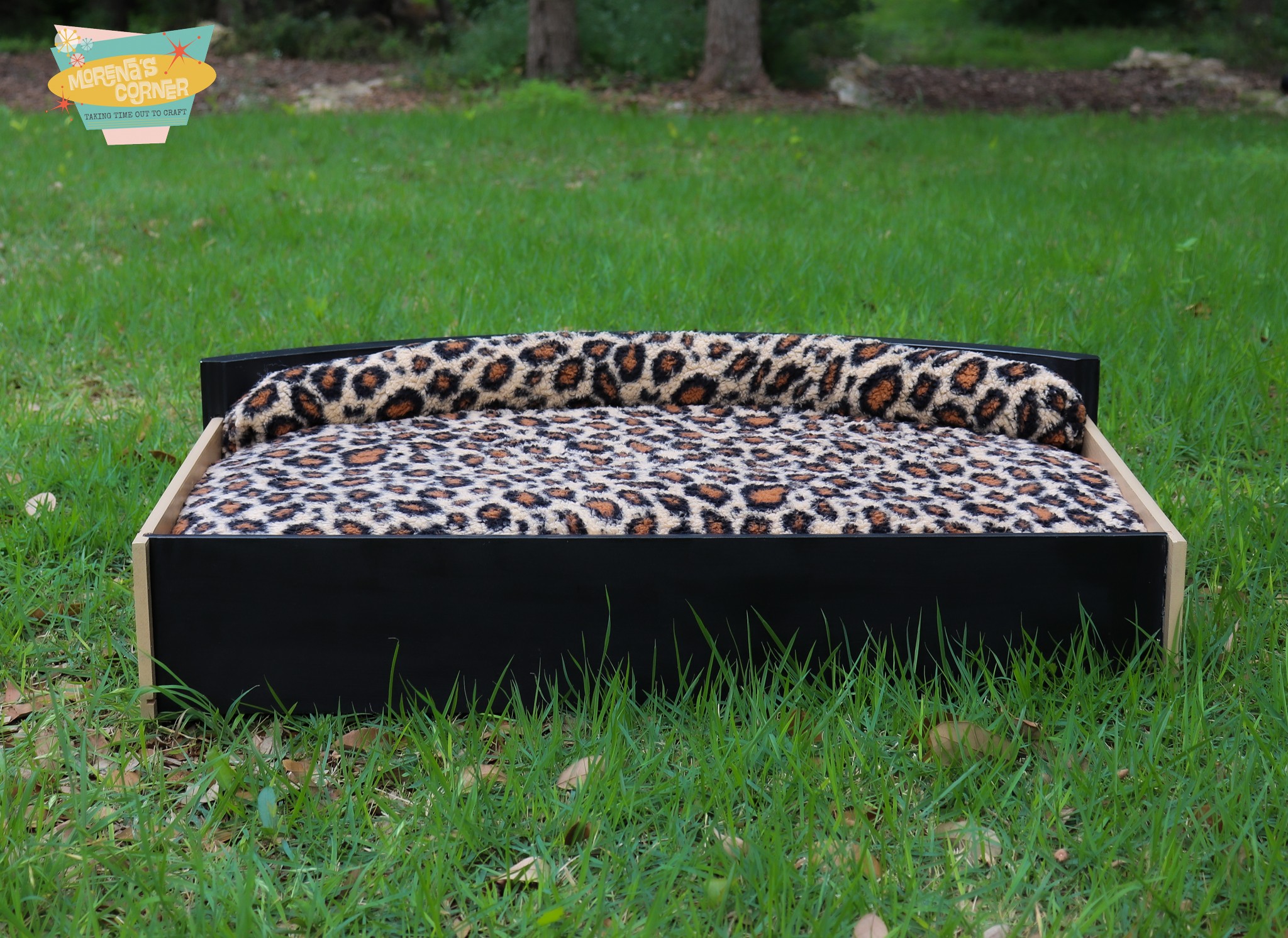 Repurposed Drawer Dog Bed