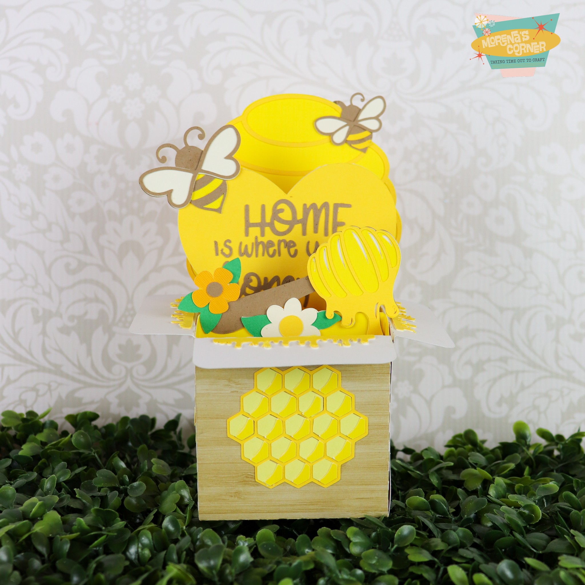 Honey Bee Box Card Project Idea