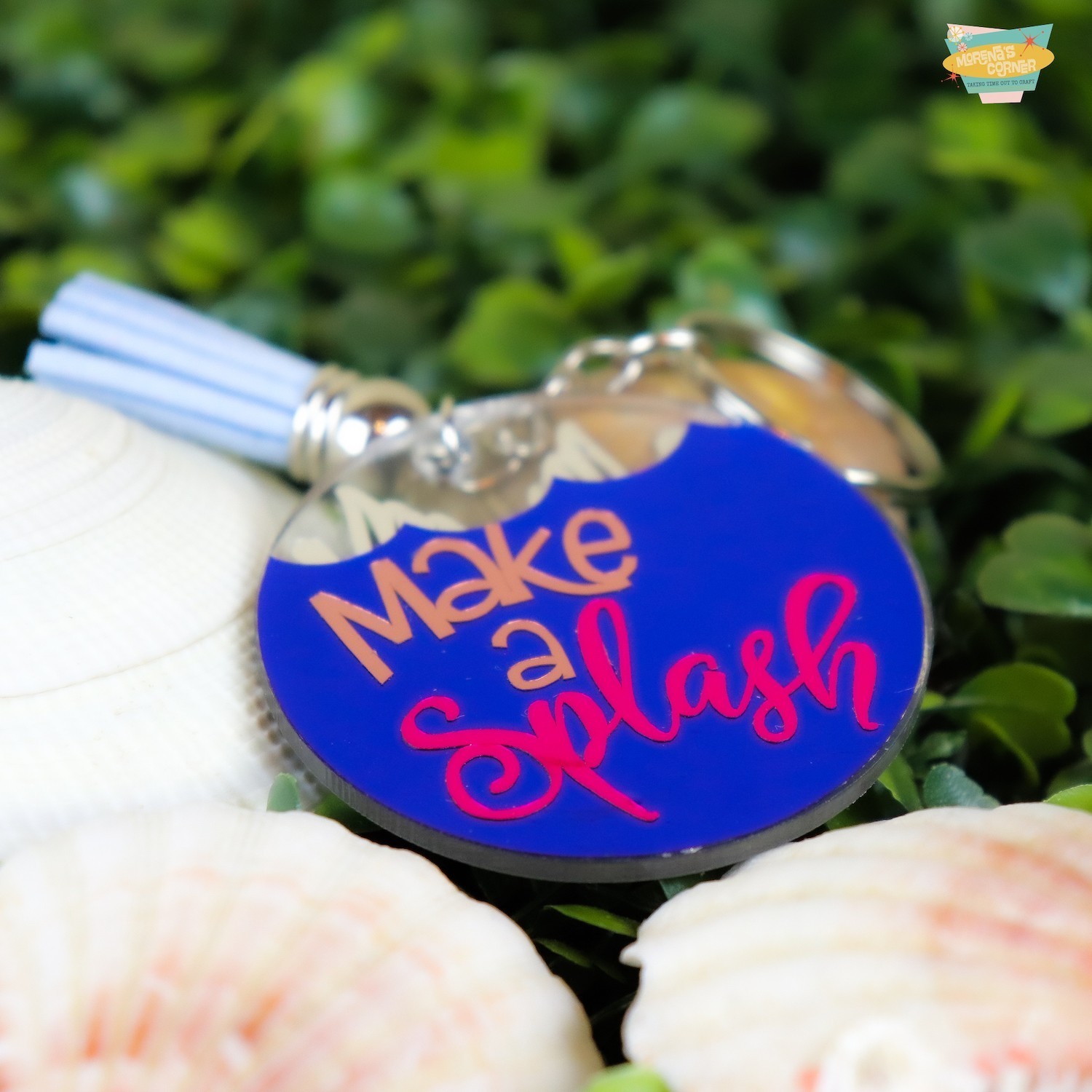 make a splash keychain DIY