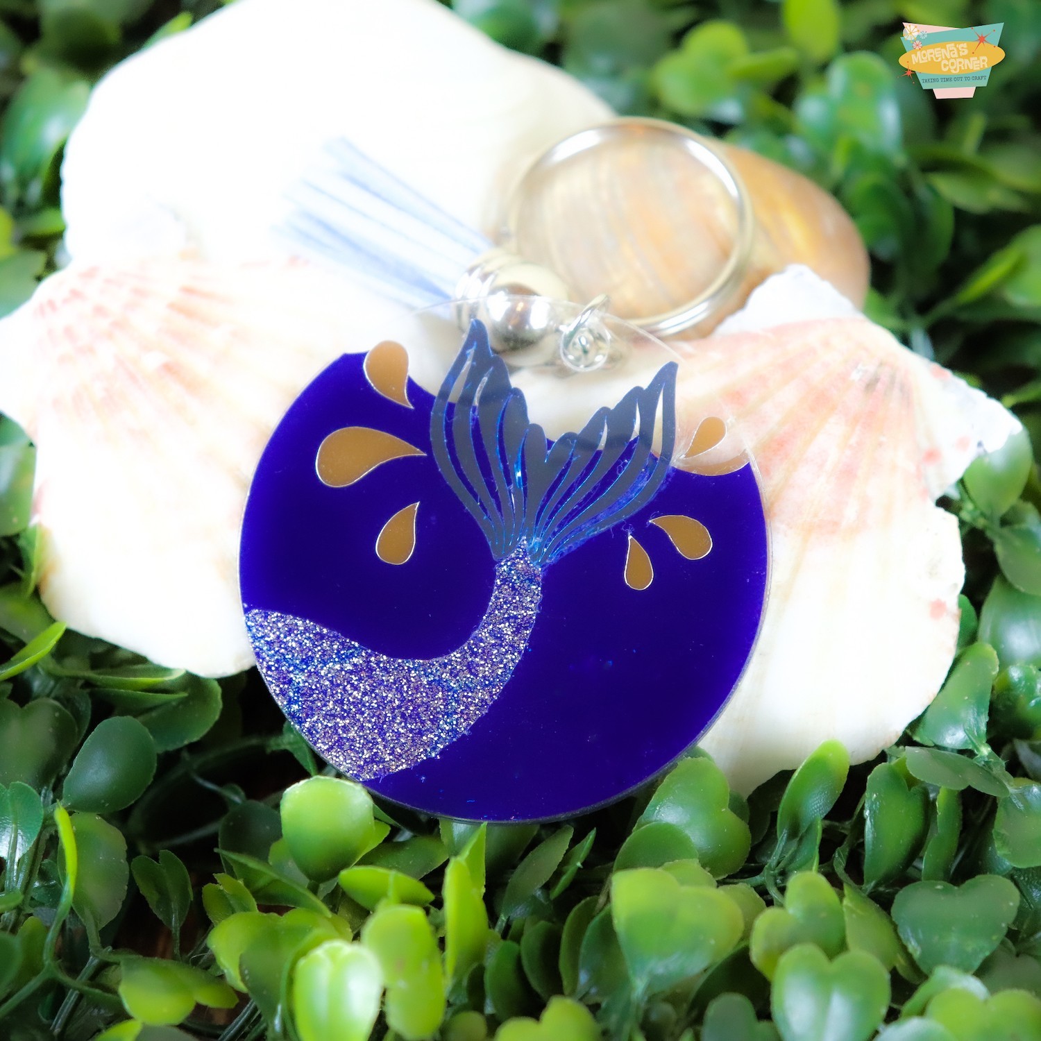 vinyl mermaid keychain tutorial