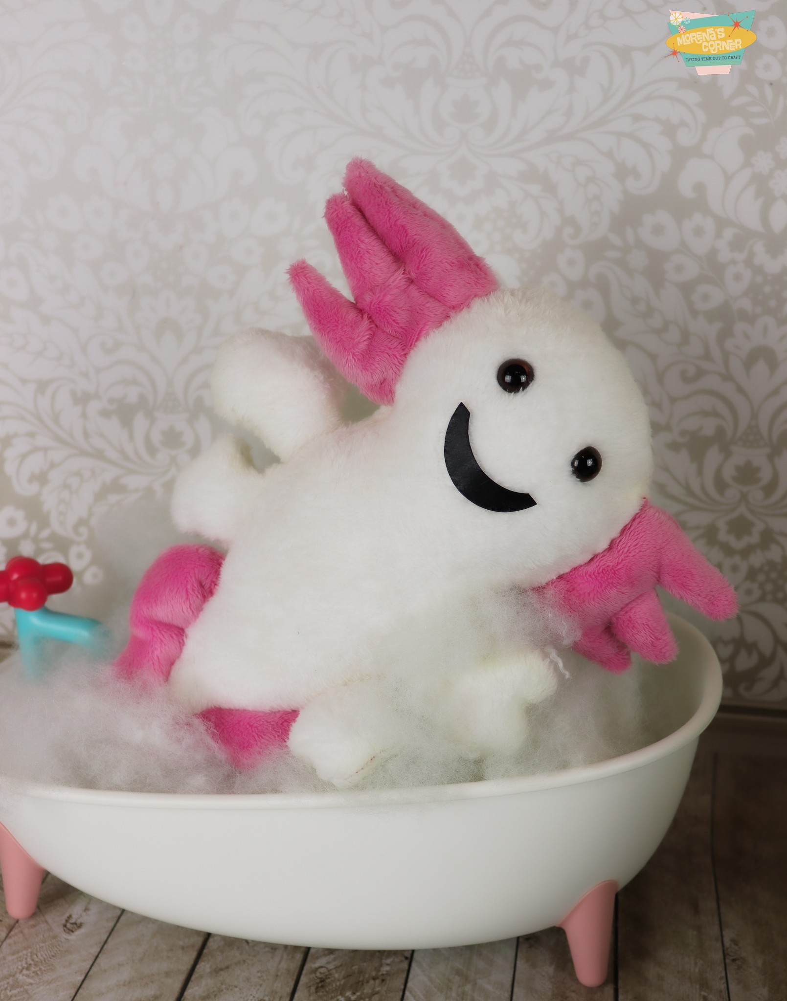 plush axolotl instructions