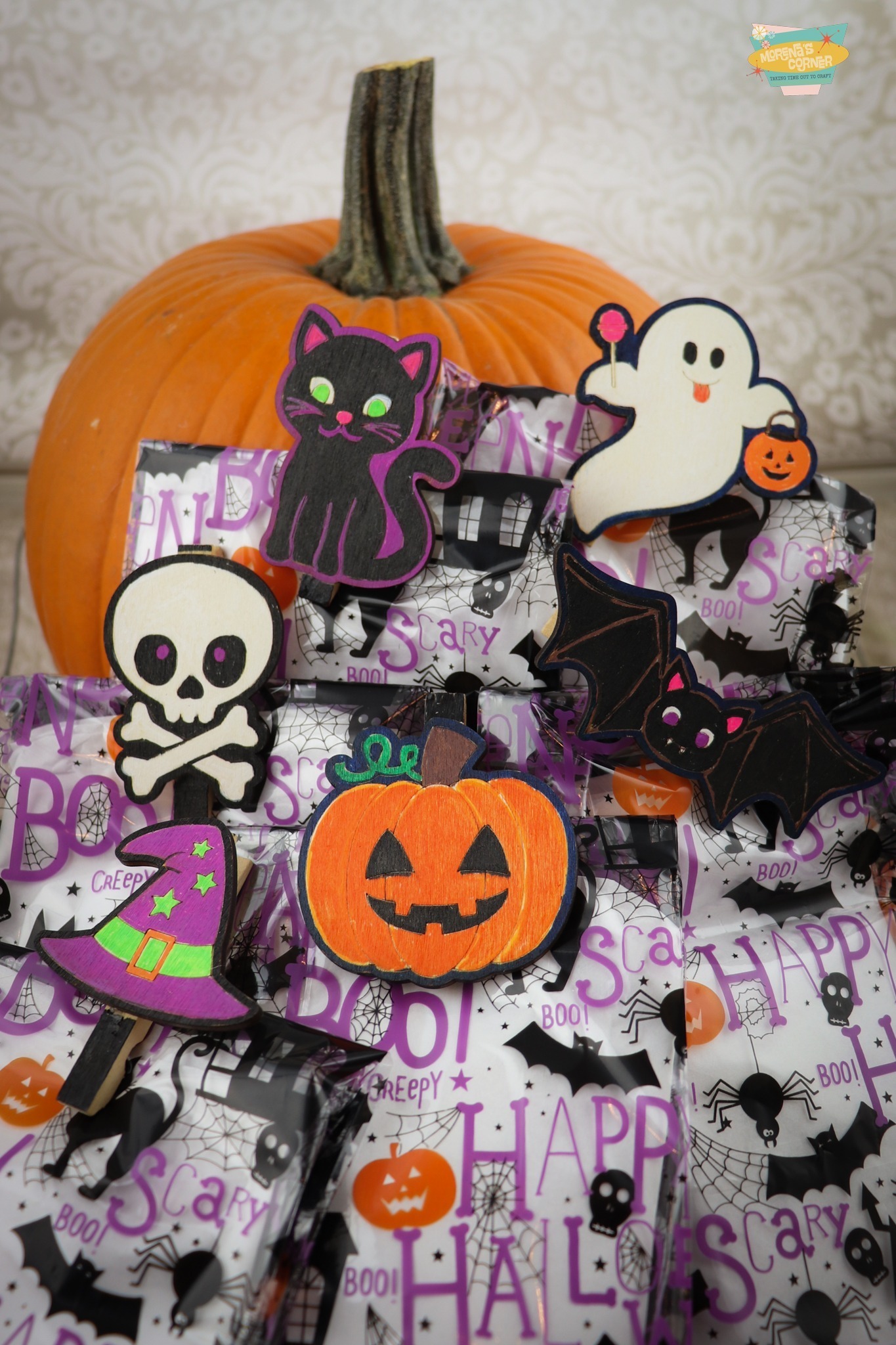 DIY boo bag tags