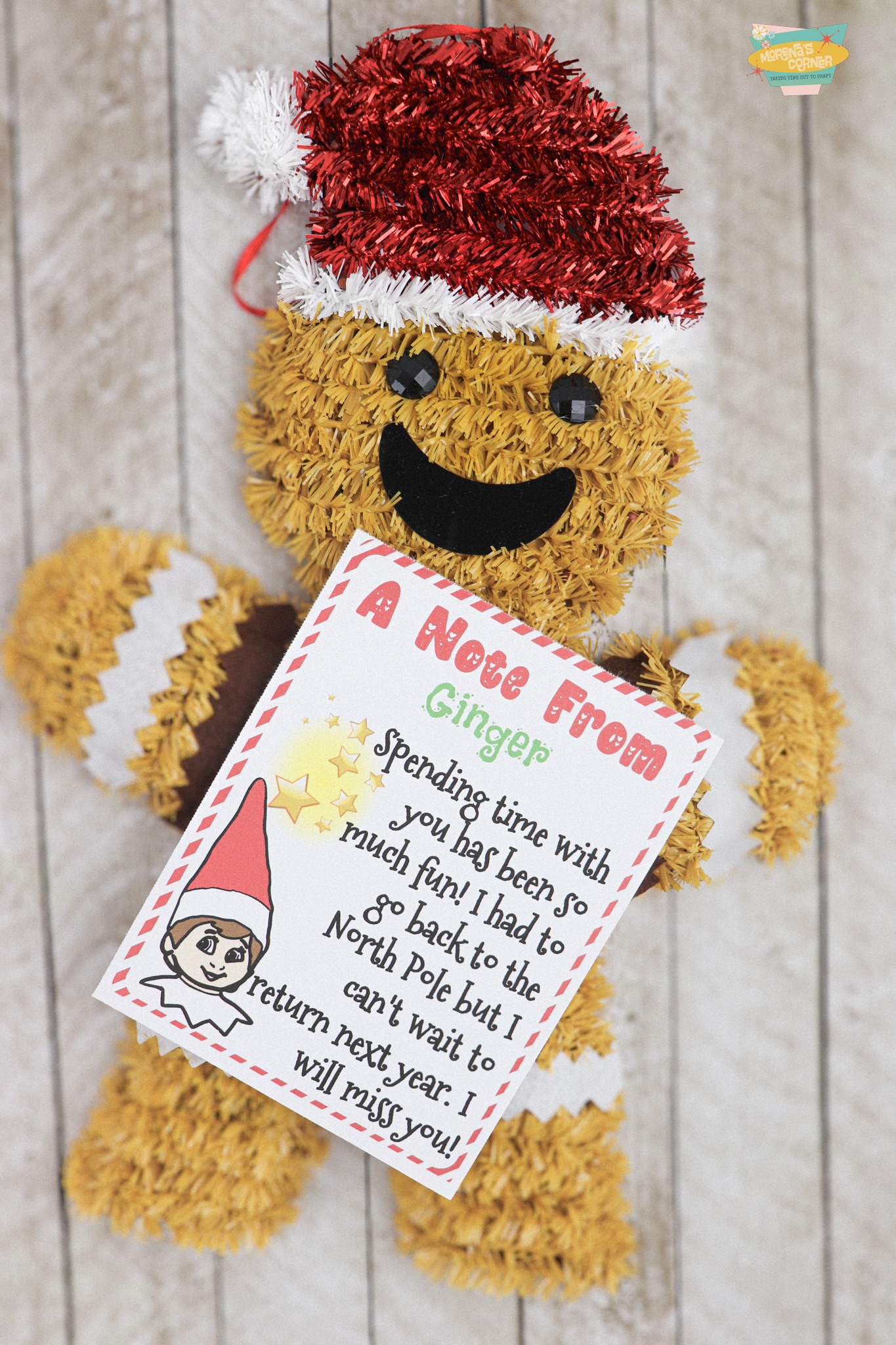 goodbye note from elf free printable