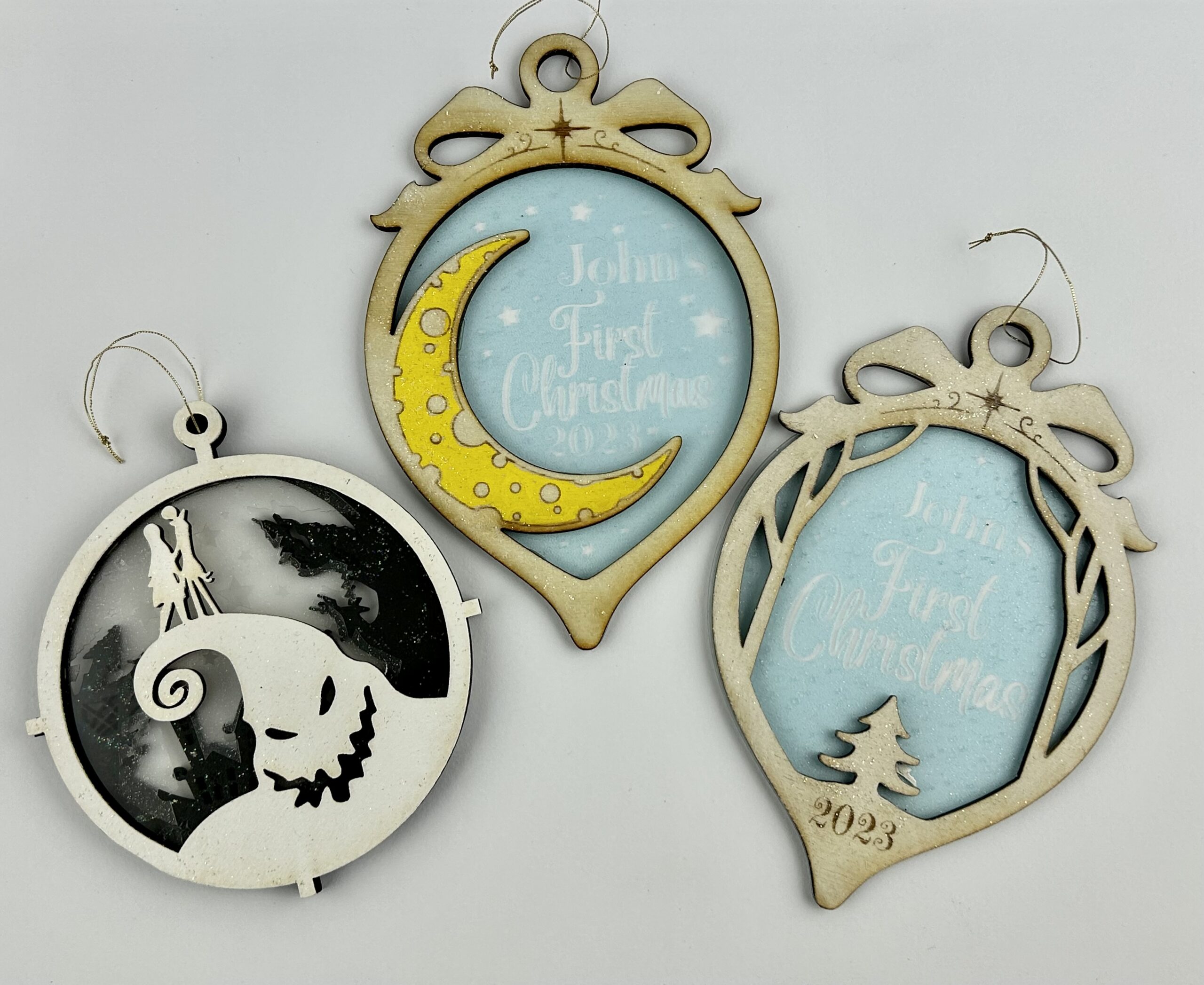 Etched DIY Ornaments tutorial