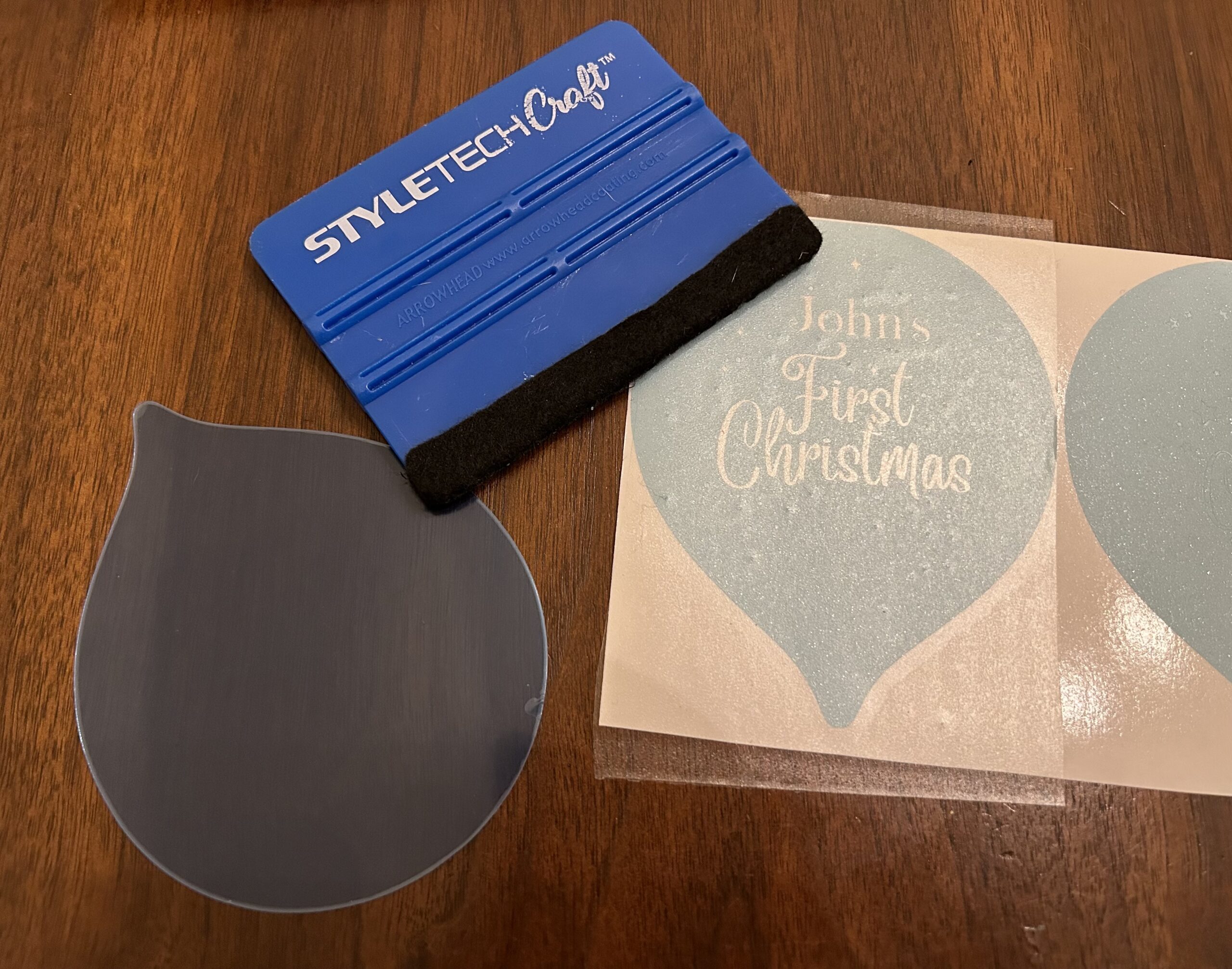 transfer the glass etch vinyl