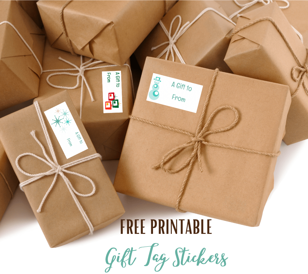 free printable gift tag stickers