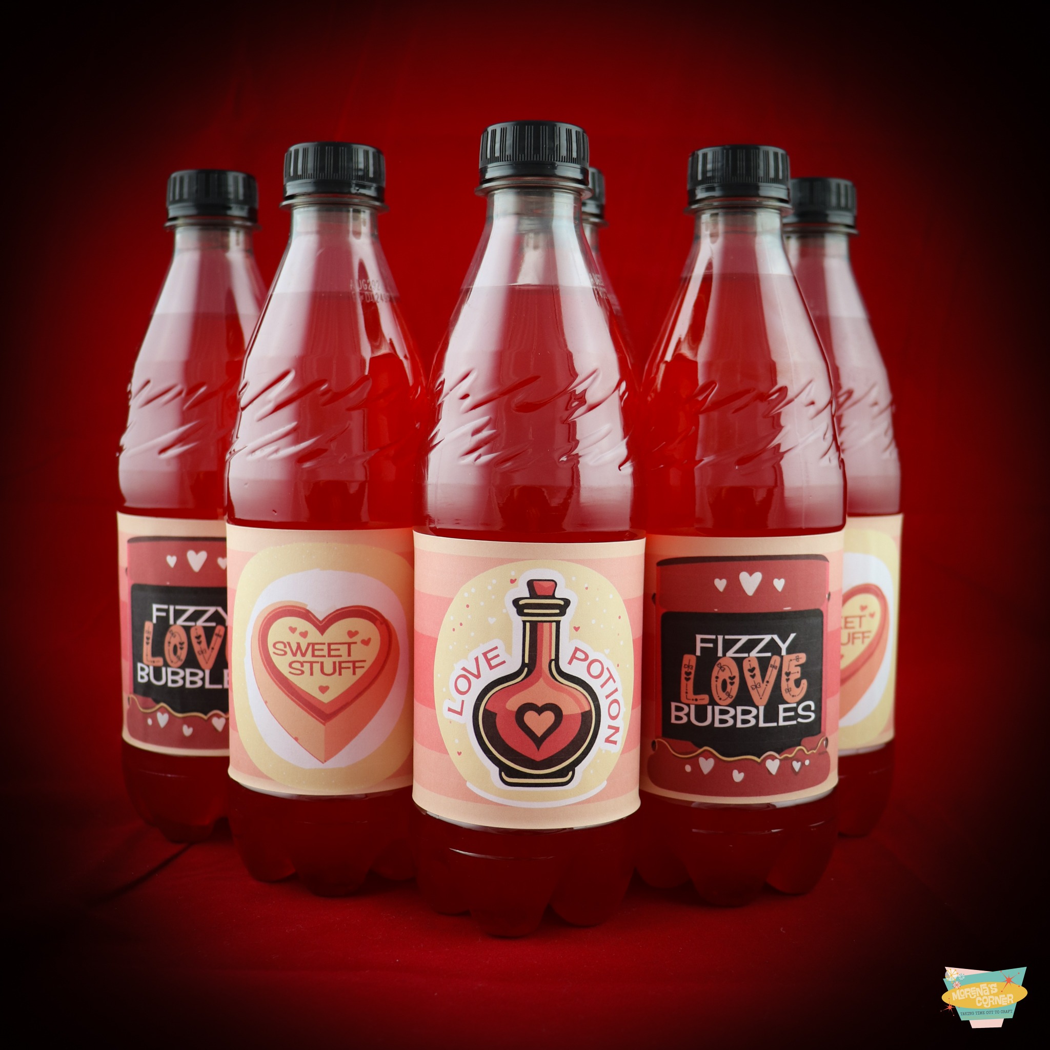 Free Valentine Bottle Printables