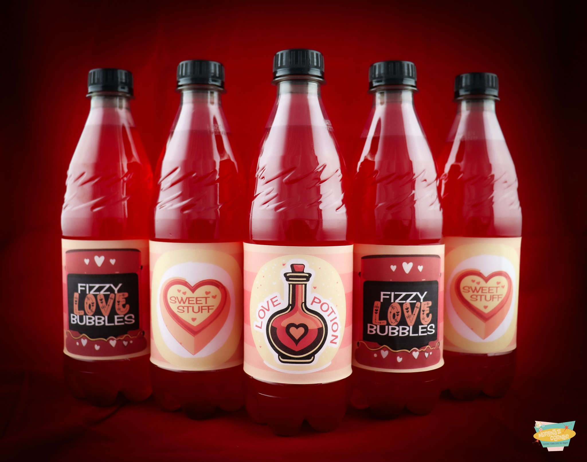 Free Valentine Bottle Printables
