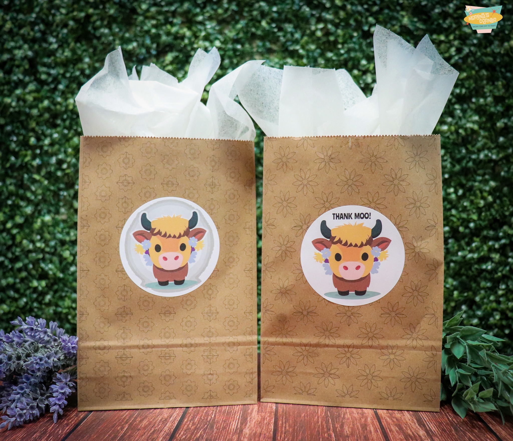 free printable cow stickers