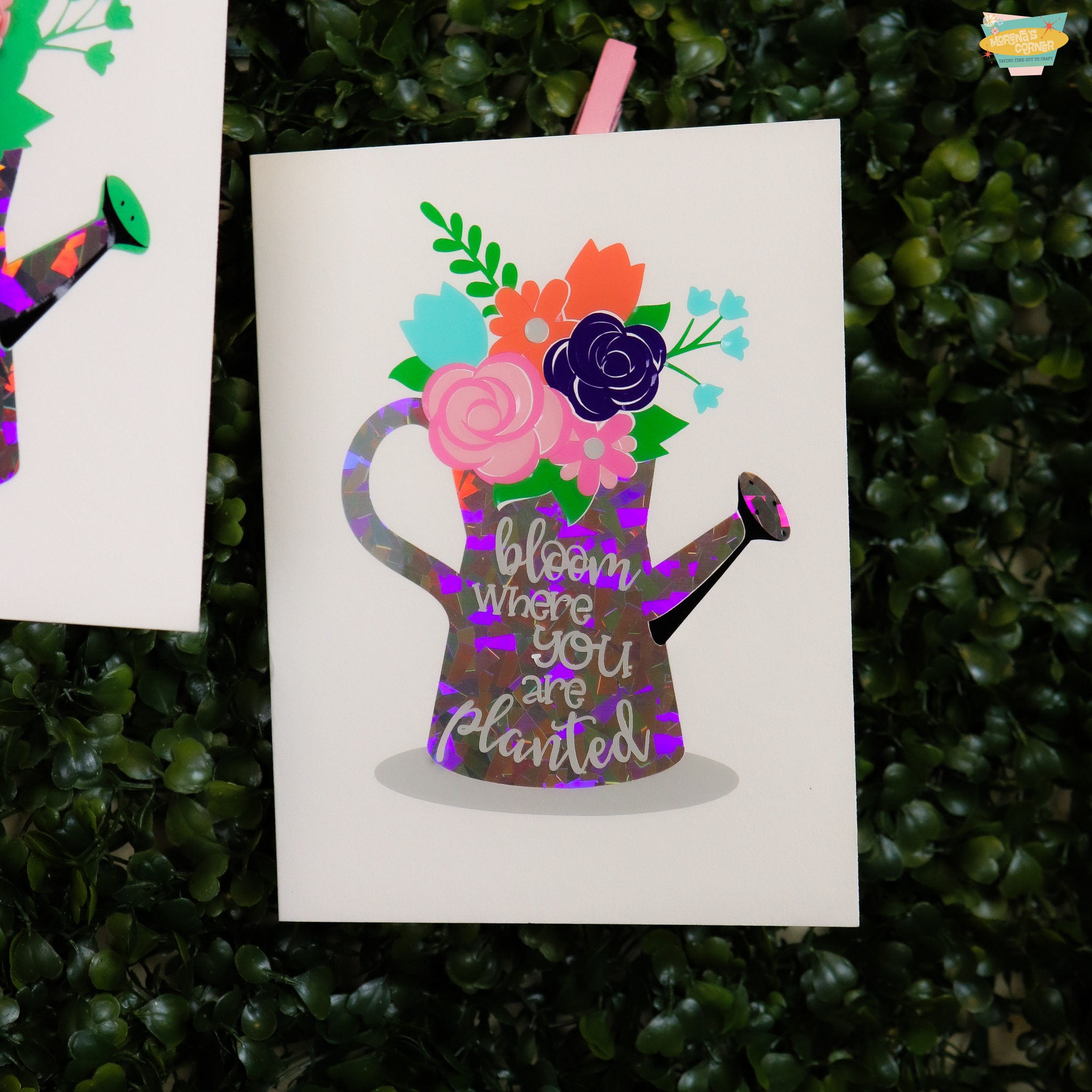 Crafting Spring Magic: Vinyl Card Tutorial
