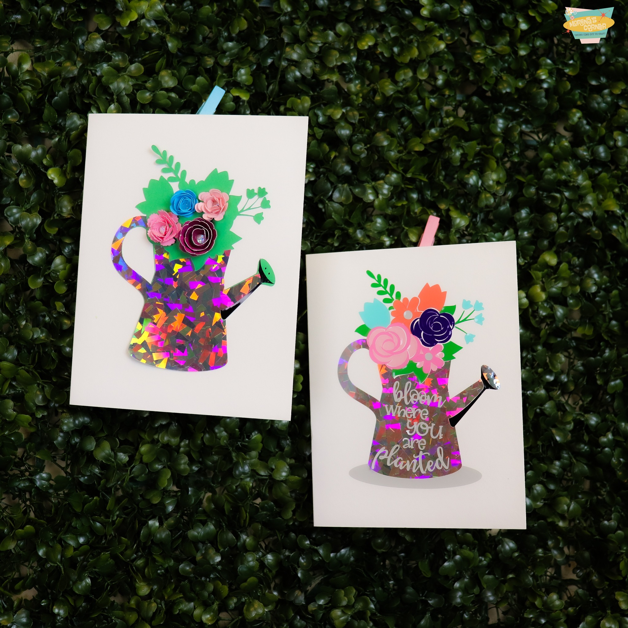 Crafting Spring Magic: Vinyl Card Tutorial