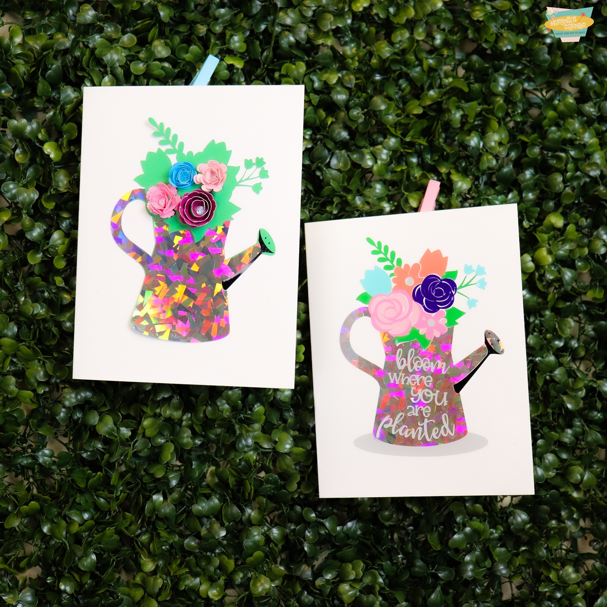 Crafting Spring Magic: Vinyl Card Tutorial