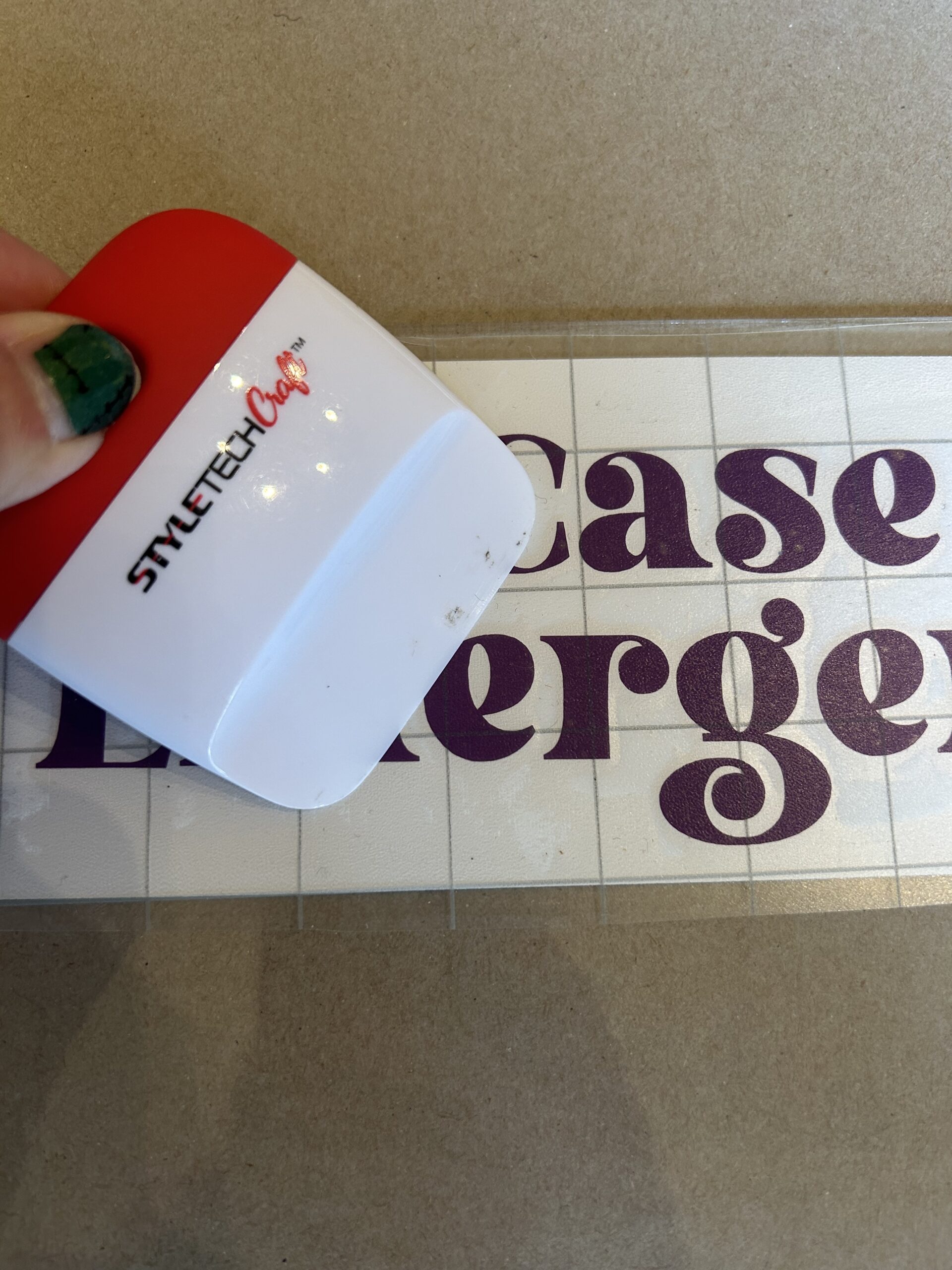 transfer text to vinyl