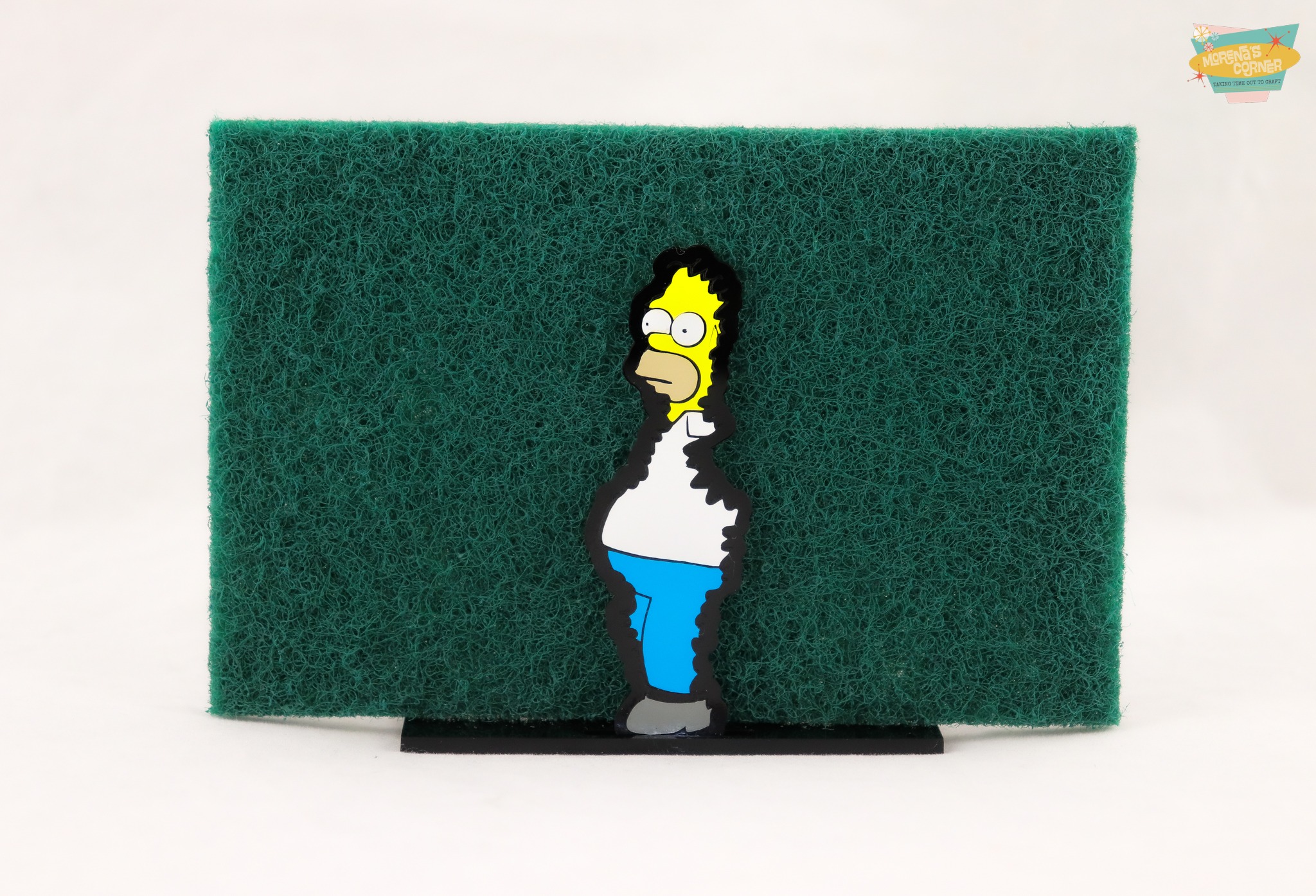 DIY Homer Simpson Sponge Holder