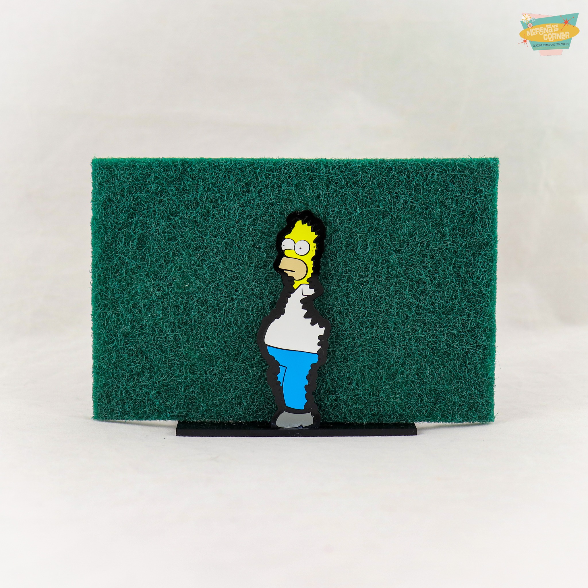 DIY Homer Simpson Sponge Holder