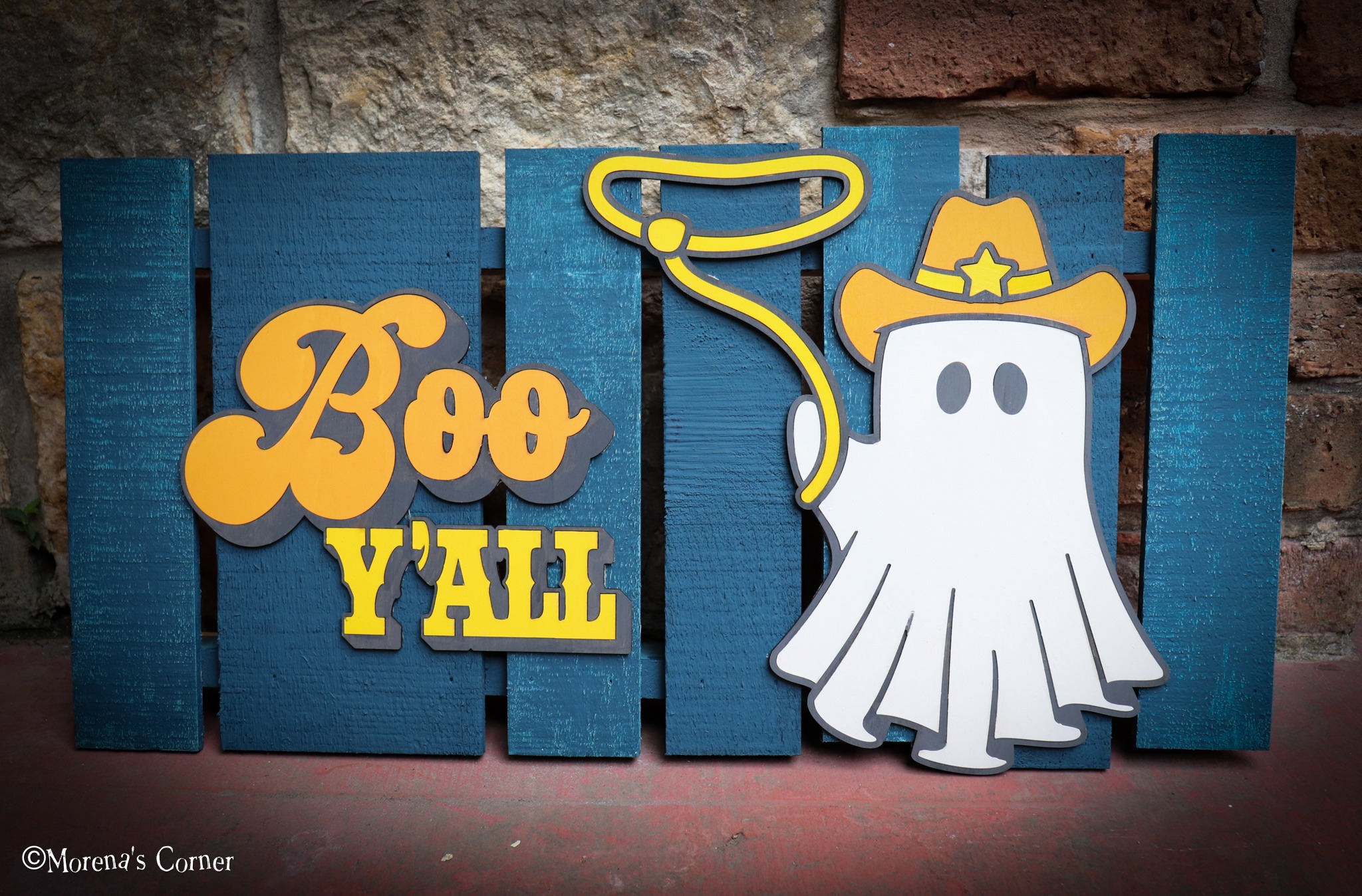 Cowboy Ghost Sign: Adorable DIY Decor