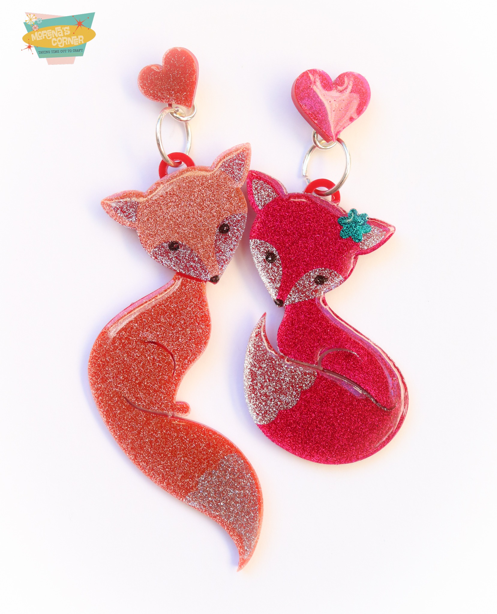 Fox Valentine Earrings Tutorial: Love Boldly!