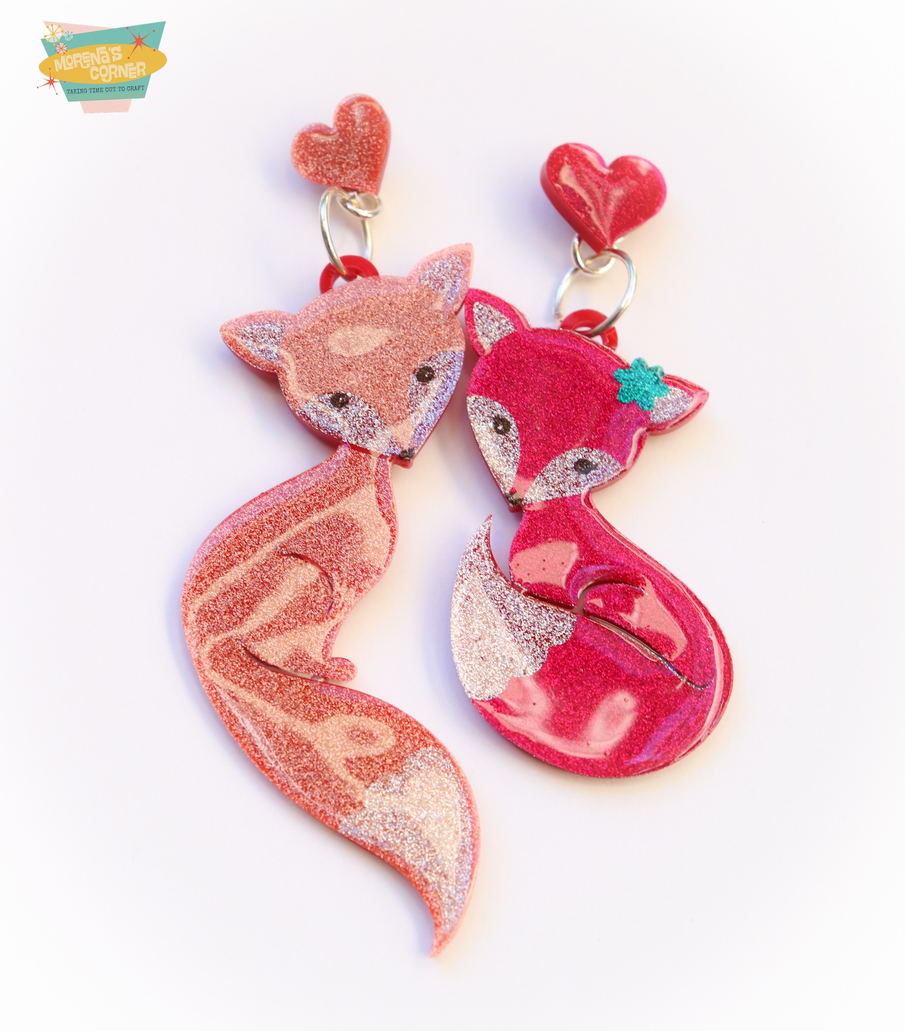 Fox Valentine Earrings Tutorial: Love Boldly!