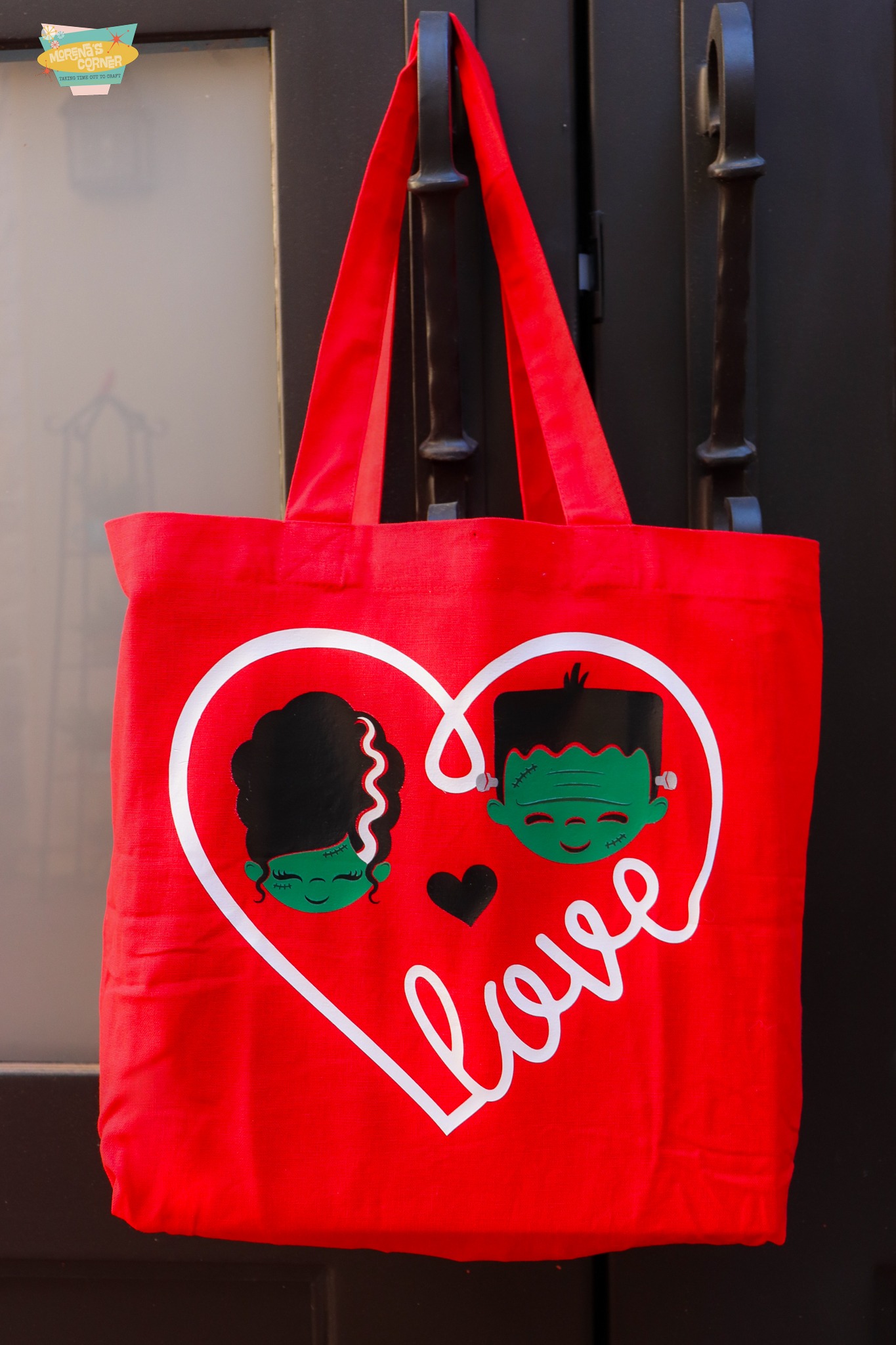 monster tote bag DIY