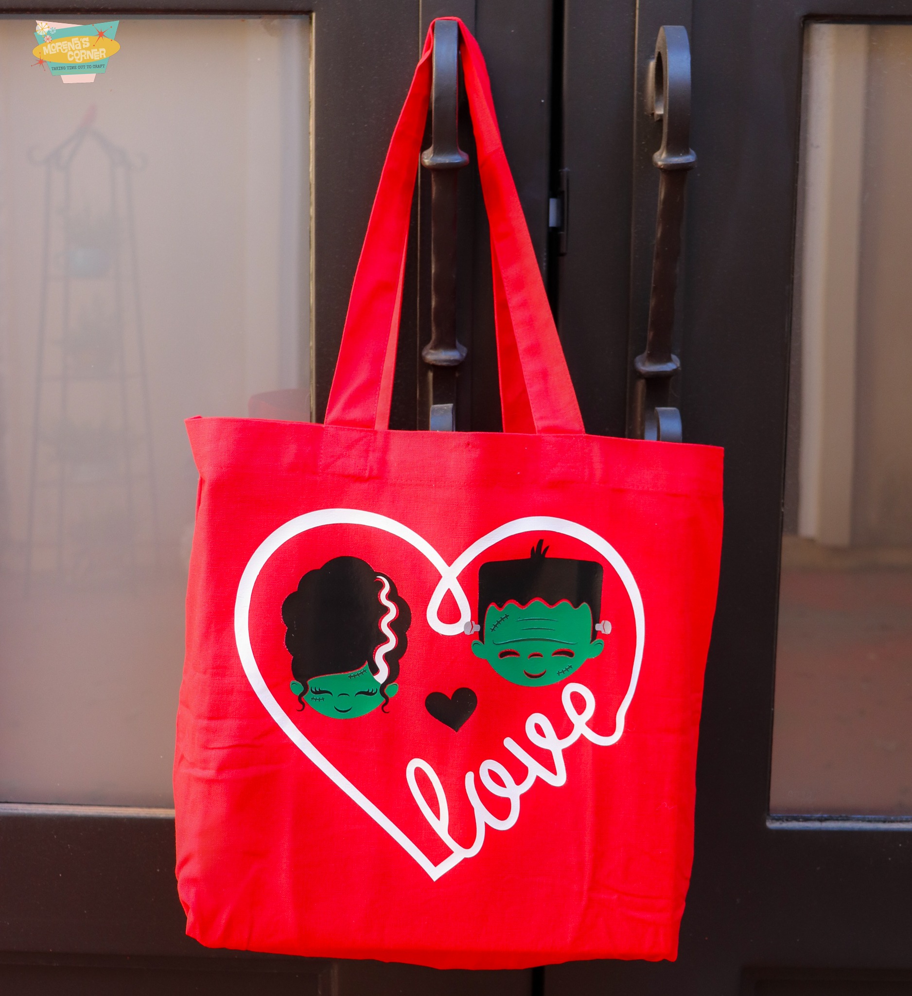 Monster Tote Bag DIY with Vinyl