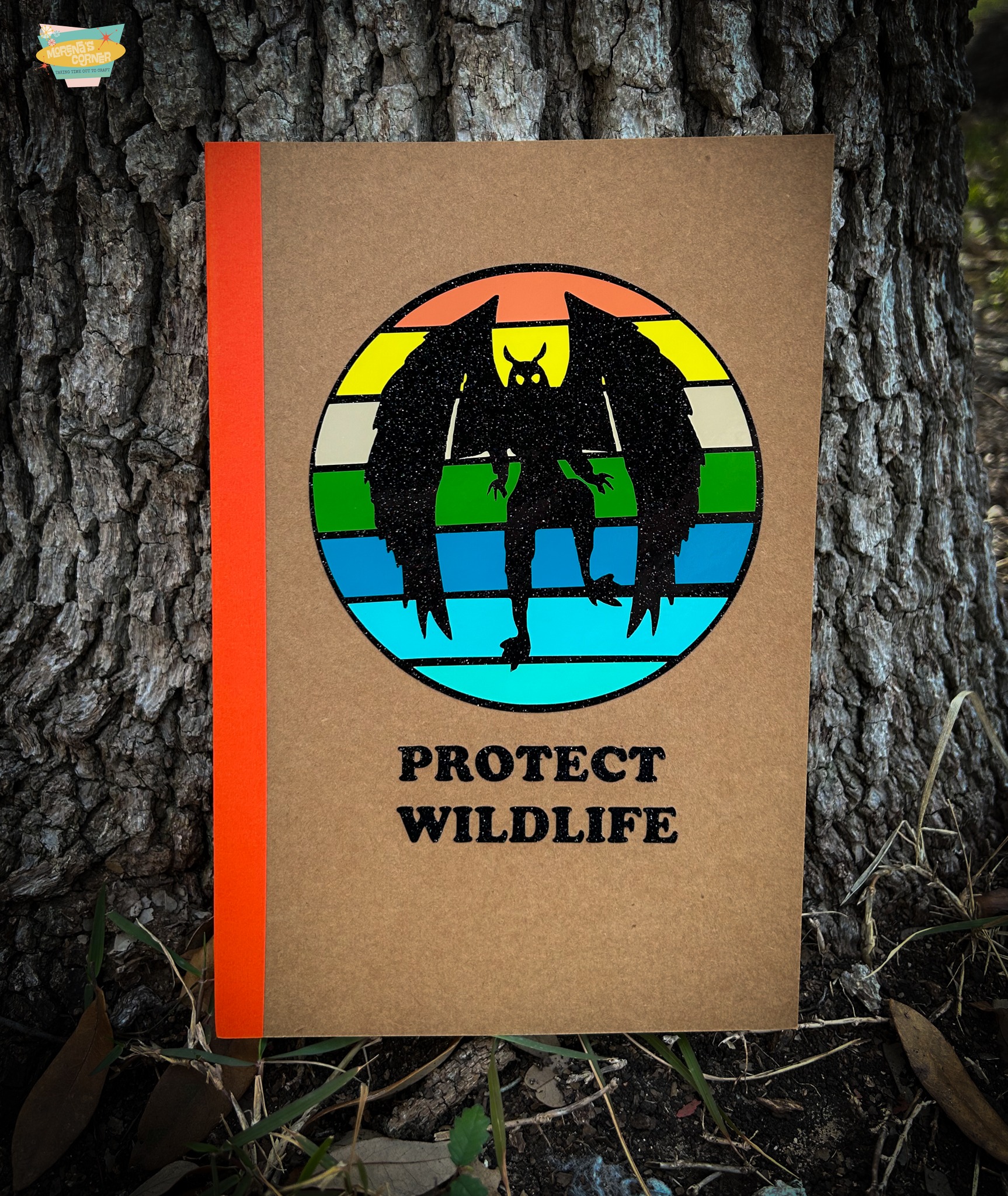 DIY Cryptid Notebooks Made with Vinyl