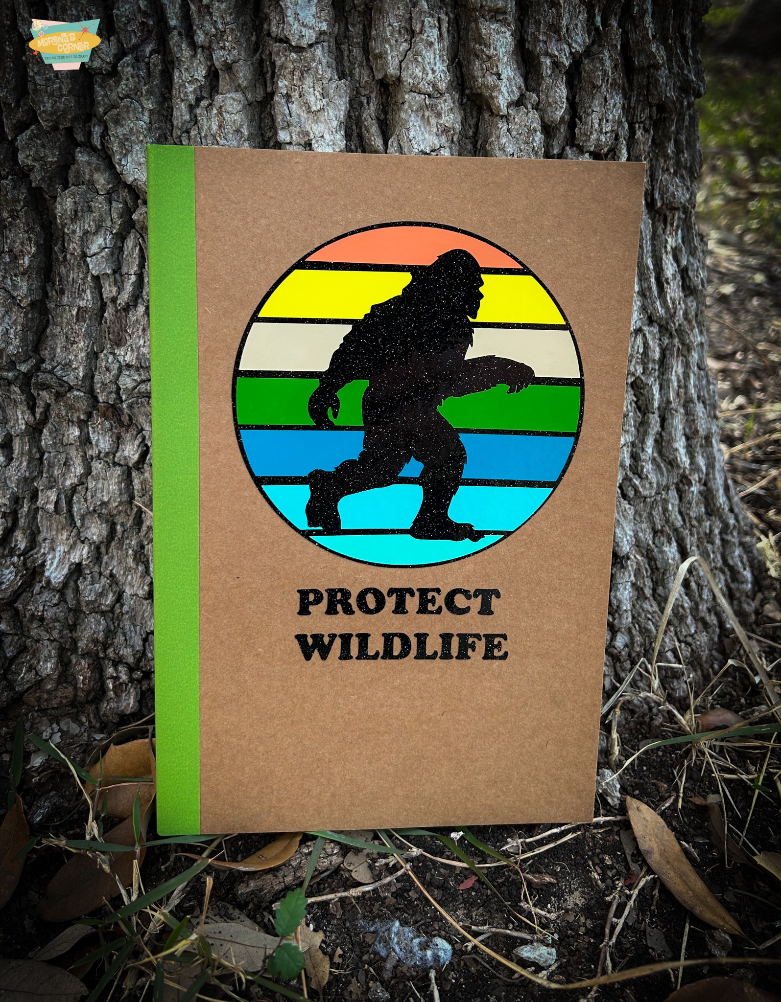 DIY Cryptid Notebooks Made with Vinyl
