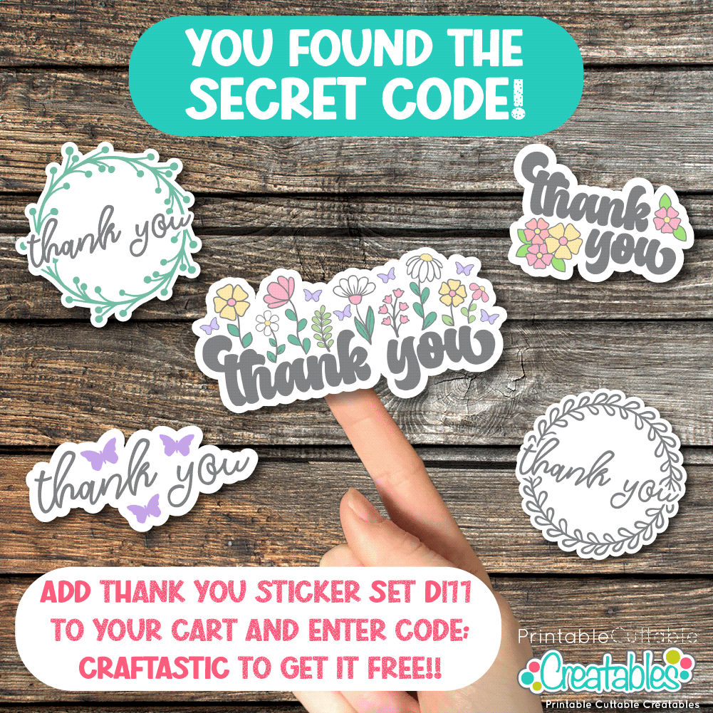 Printable Cuttable Creatables Blog Hop Bonus
