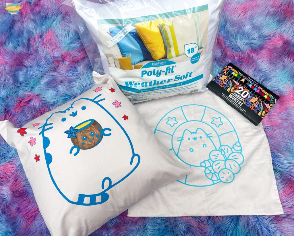color your own pillow