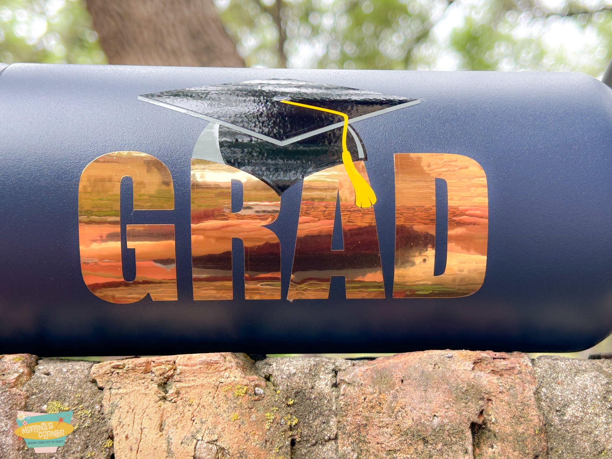 DIY graduation tumber