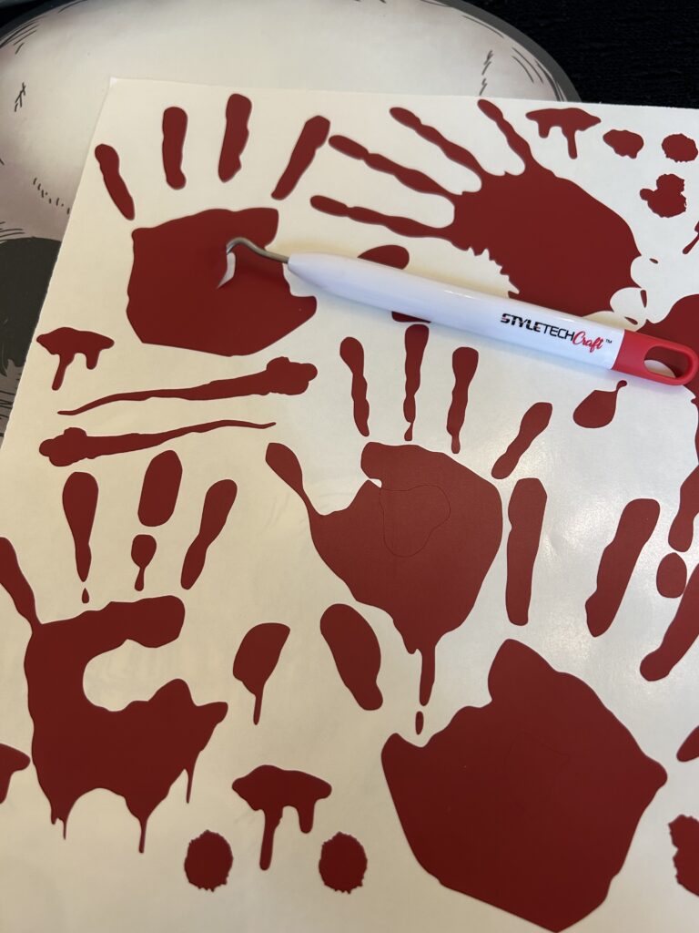 weed halloween vinyl design