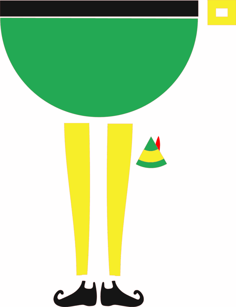 buddy the elf wreath pattern free for personal use