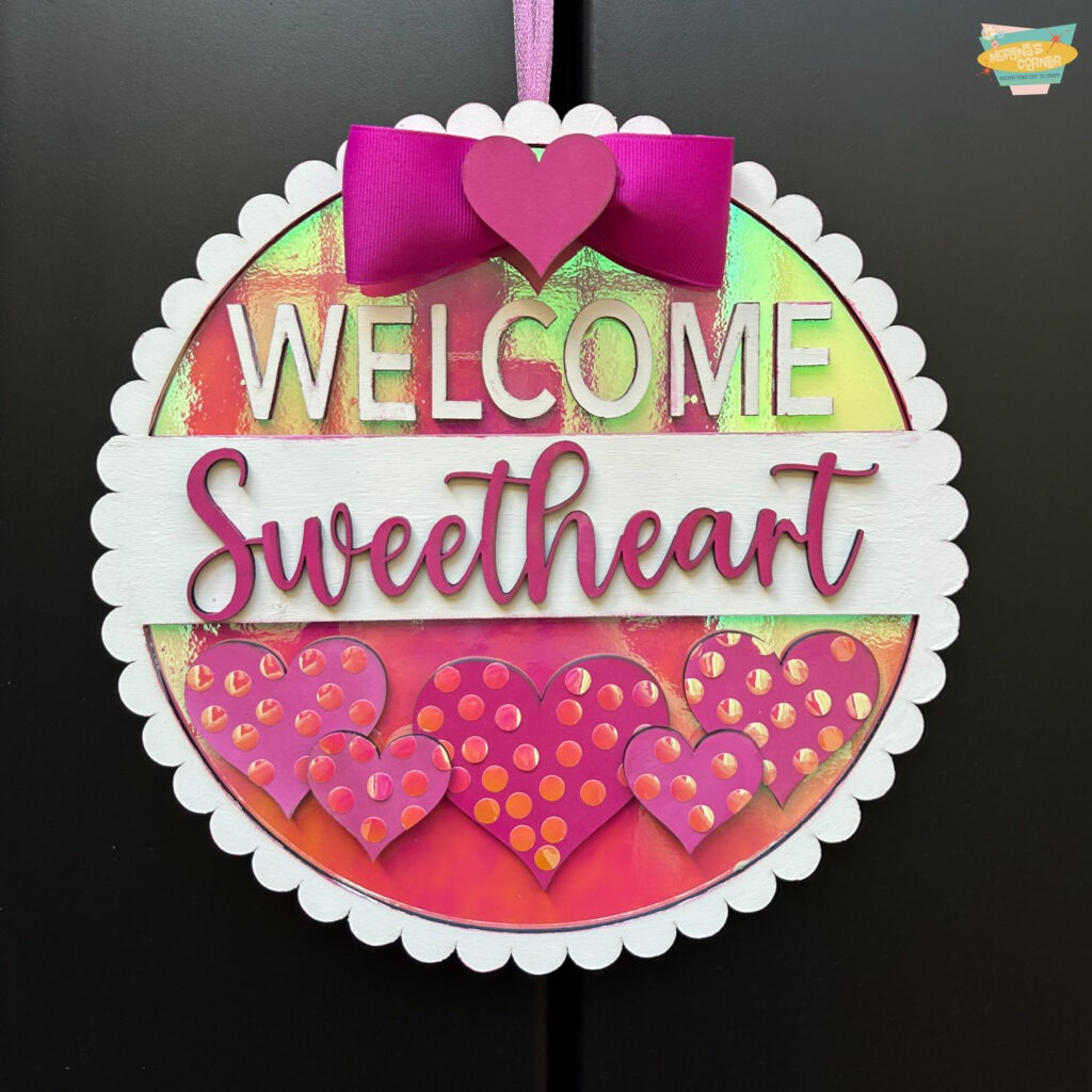 make a sweetheart sign for valentines day