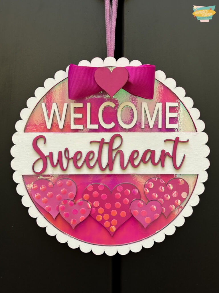 DIY sweetheart sign