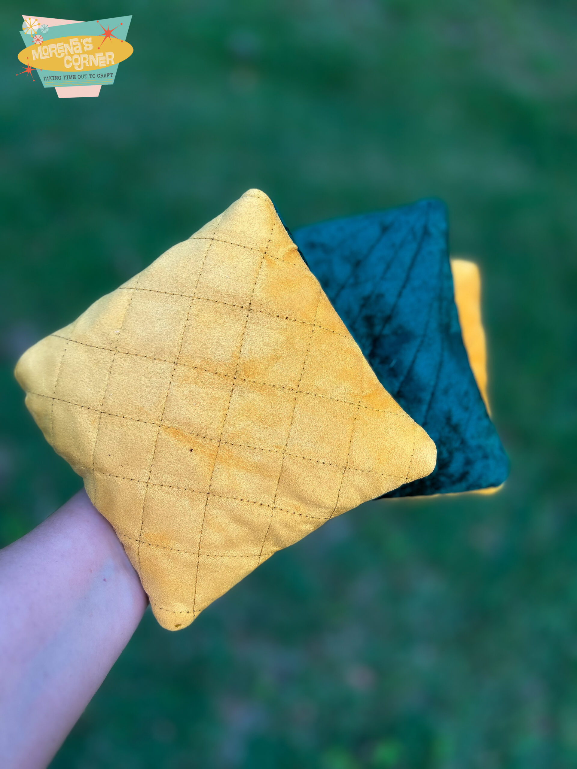 Sew your own cornhole bags