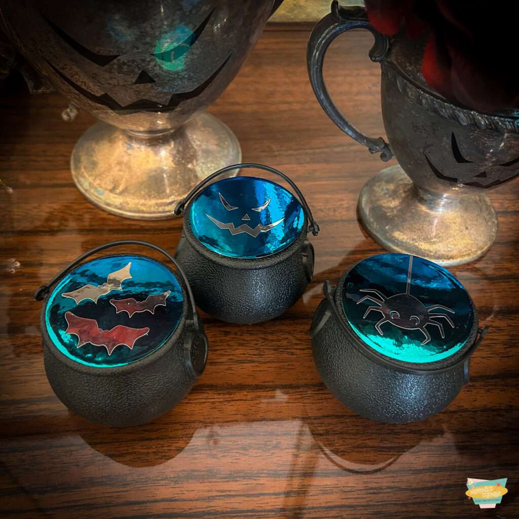 mini cauldron favor DIY