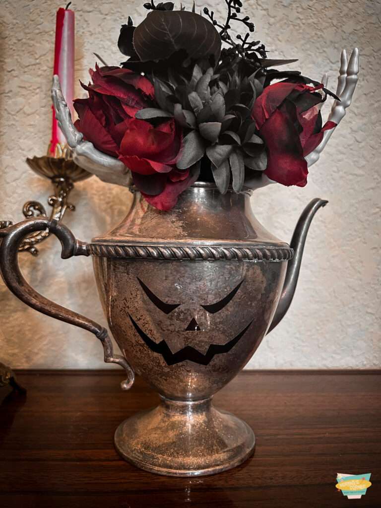 Spooky Silver and Cauldron Candy
