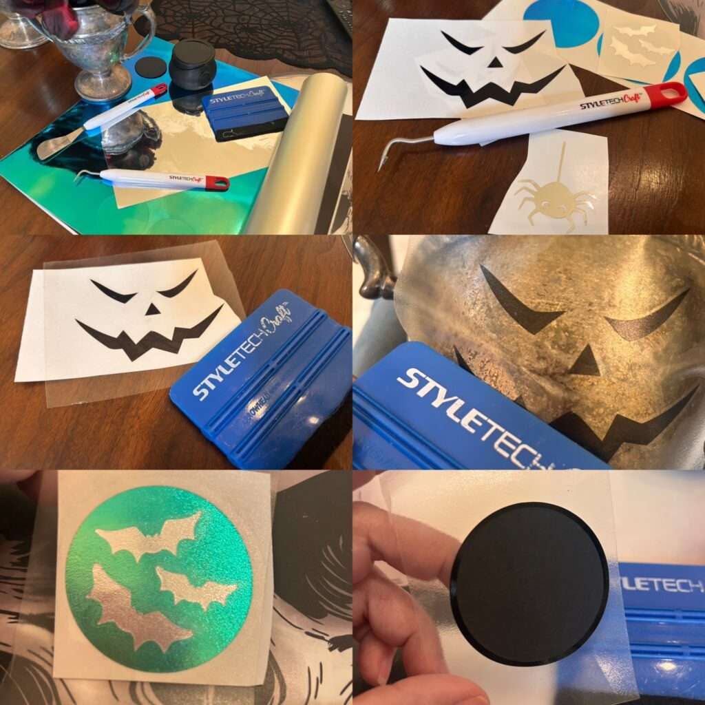 halloween diy with vinyl
